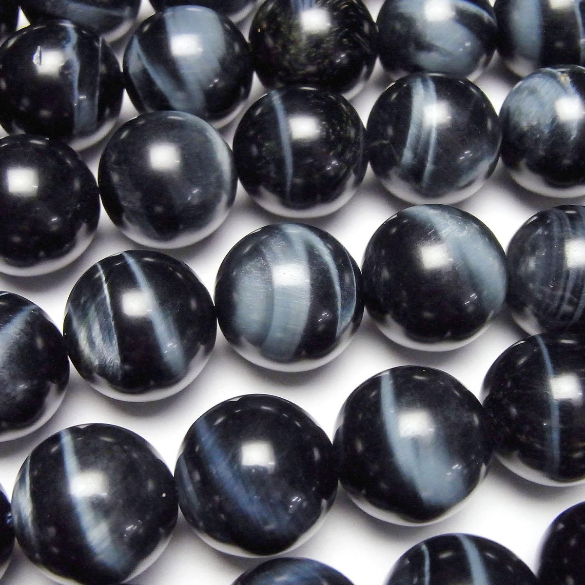 High-quality natural color blue tiger's eye AAA round 16mm 1/4 or 1strand beads (approx. 15 inches/36 cm)