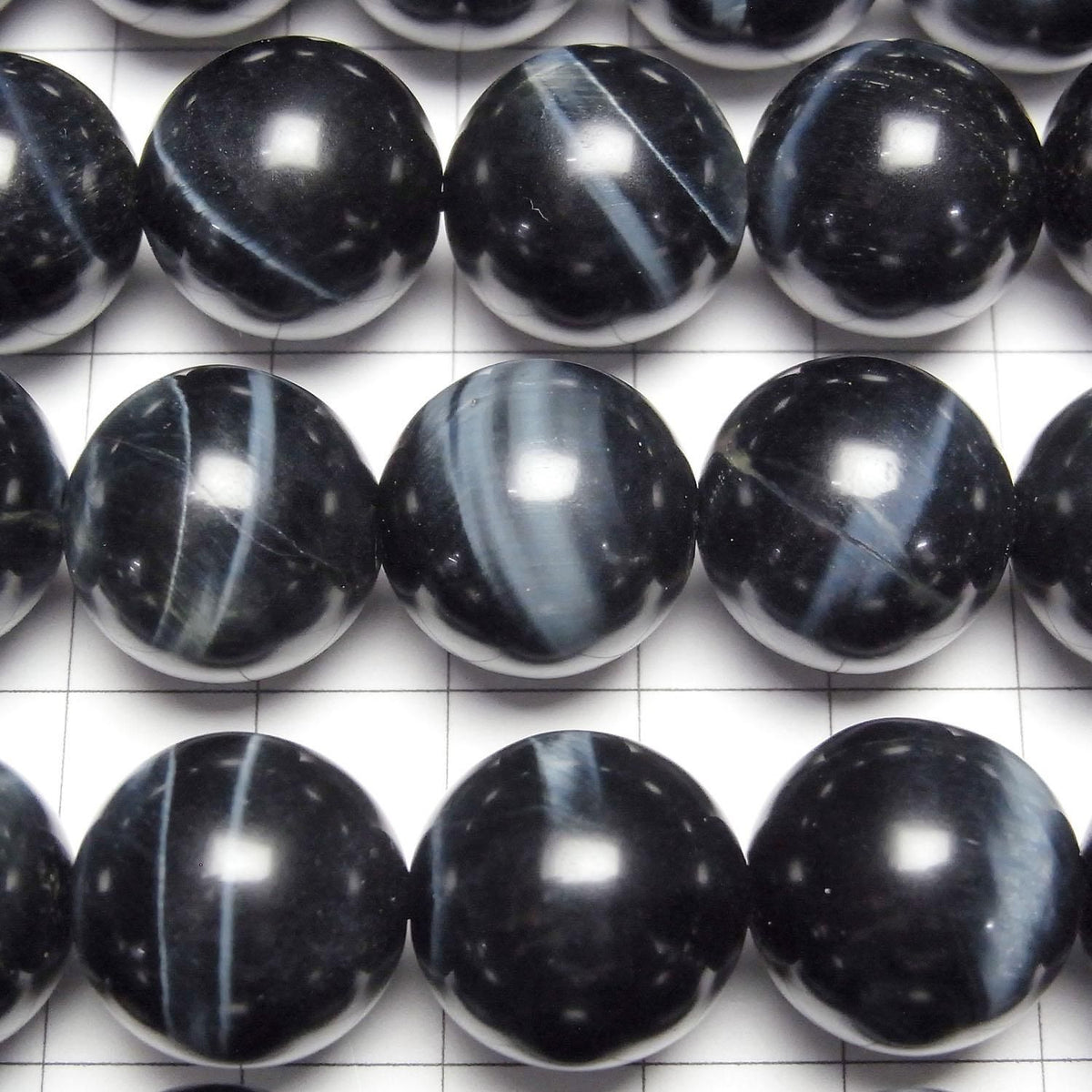 High-quality natural color blue tiger's eye AAA round 16mm 1/4 or 1strand beads (approx. 15 inches/36 cm)
