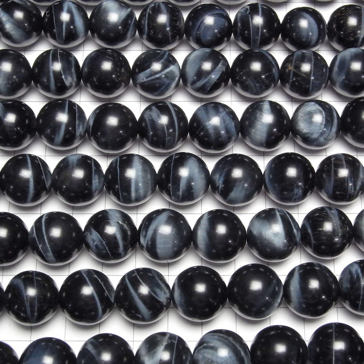 High-quality natural color blue tiger's eye AAA round 16mm 1/4 or 1strand beads (approx. 15 inches/36 cm)