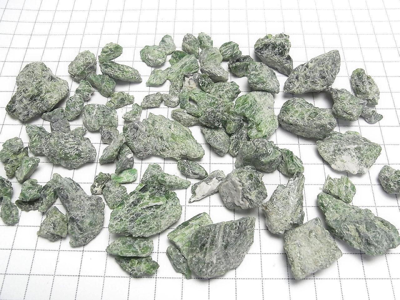 Chrome Diopside Undrilled Rough Rock 100 grams