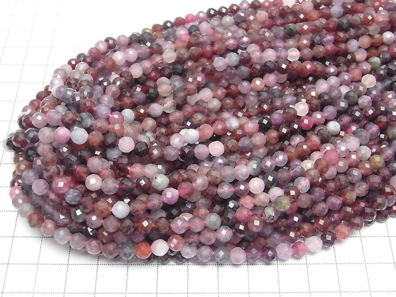 Multi color Spinel AA+ Faceted Round 5mm half or 1strand beads (aprx.15inch/36cm)High Quality!