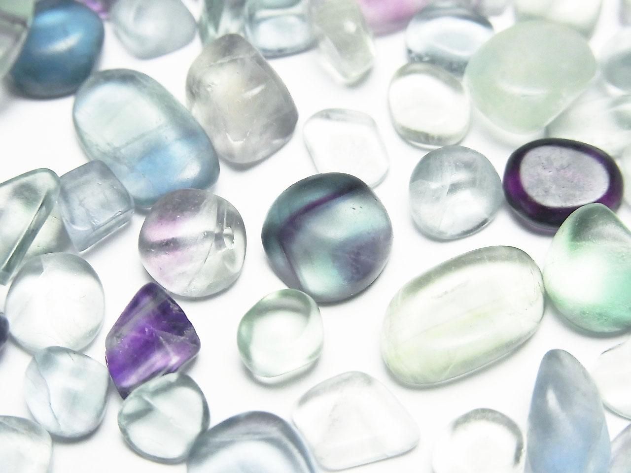 Multi Fluorite AAA- Undrilled Small Nuggets 100 grams