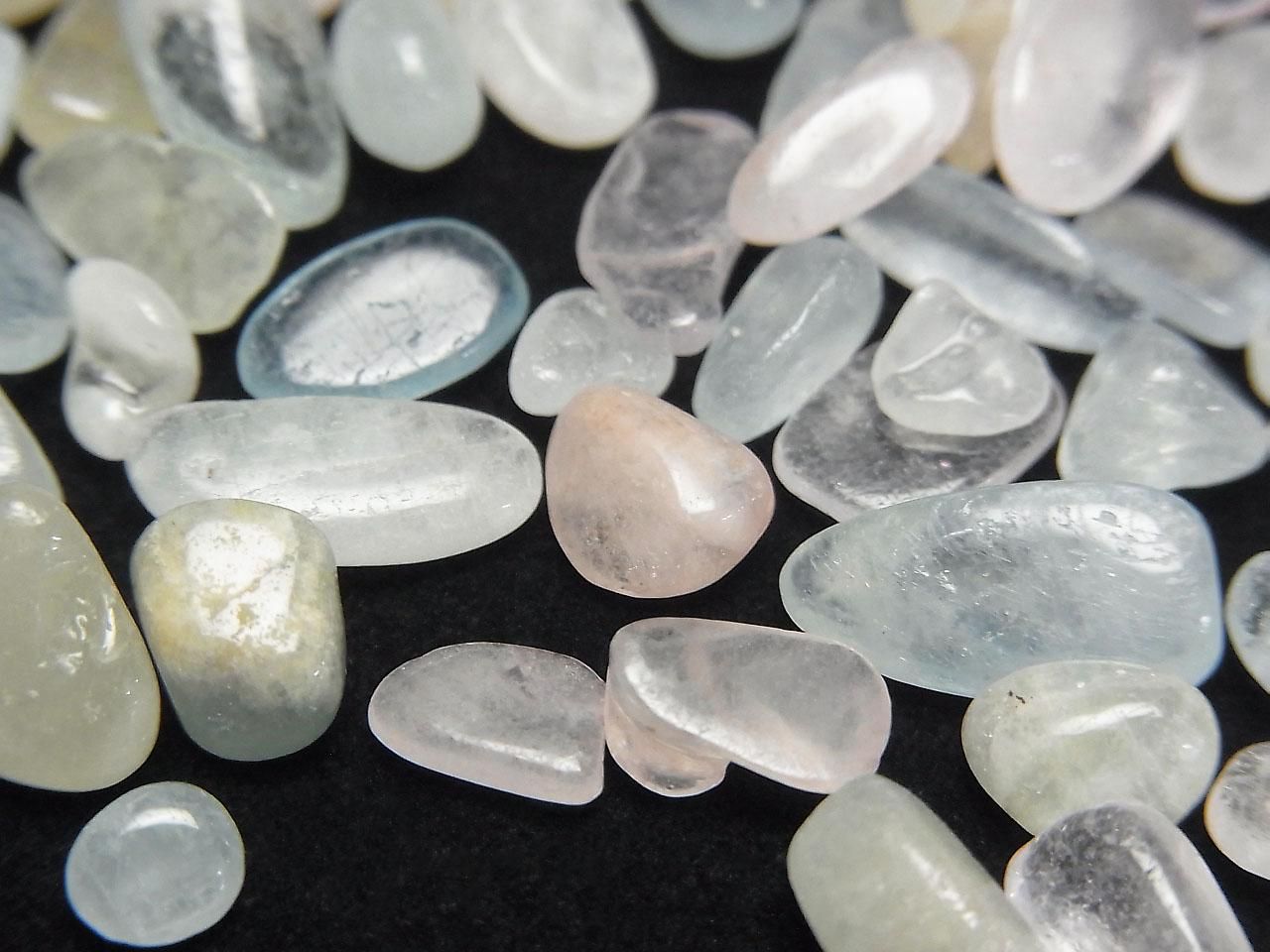 Beryl Mix AA++ Undrilled Small Nuggets 100 grams