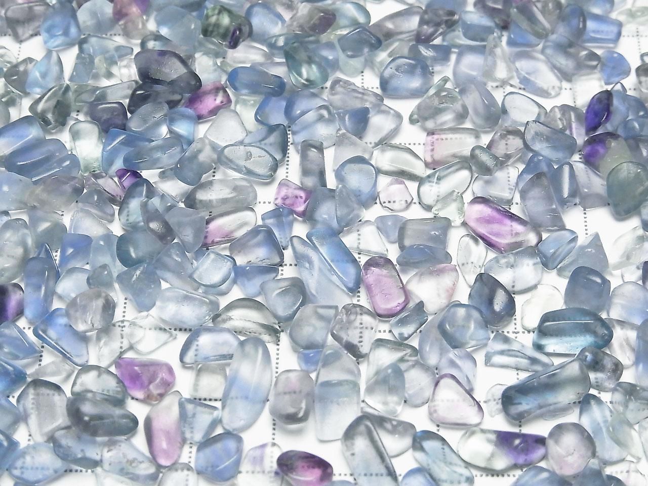 Blue Fluorite AAA- Undrilled Chips 100 grams