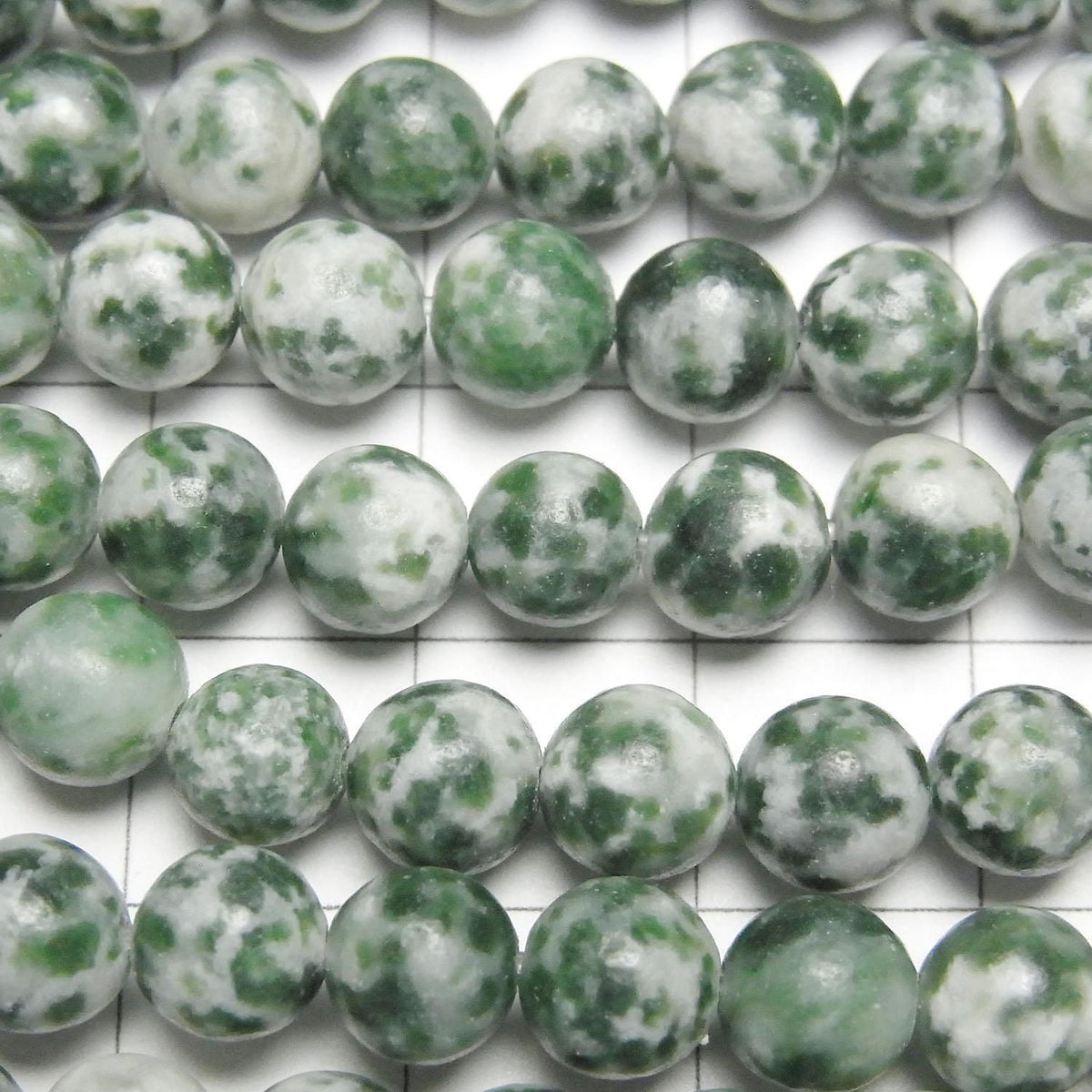 Saussurite Round 6.5mm 1strand beads (aprx.15inch/36cm)
