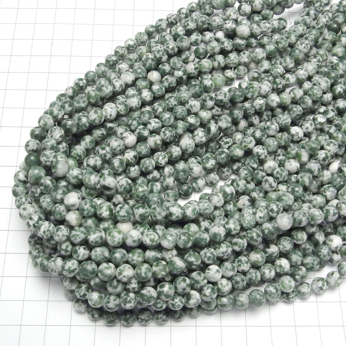 Saussurite Round 6.5mm 1strand beads (aprx.15inch/36cm)
