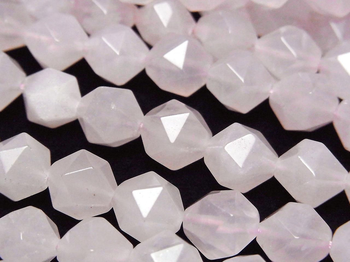 Madagascar Rose Quartz AA 20 Faceted Round 10mm 1strand beads (approx. 15 inches/36 cm)