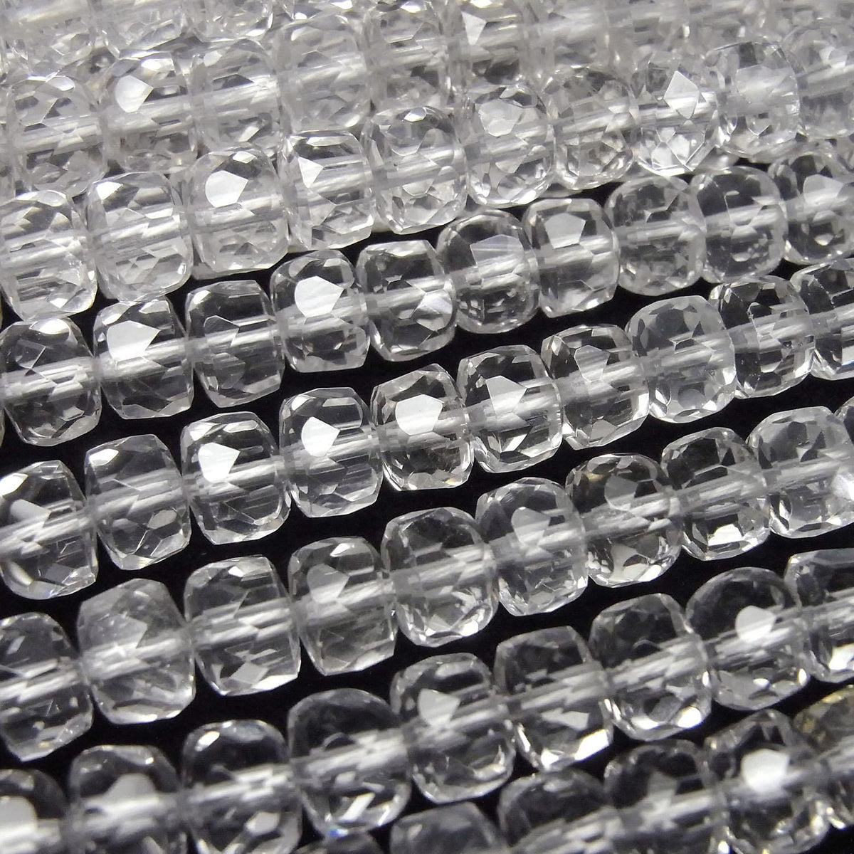 Crystal AAA Faceted Button Rondelle 7x7x5mm half or 1strand beads (approx. 15inch/38cm) High Quality!