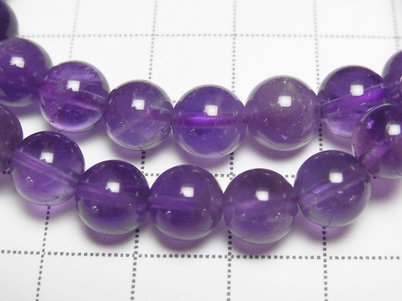 Amethyst AA++ Round 8mm Dark Color 1strand beads Bracelet