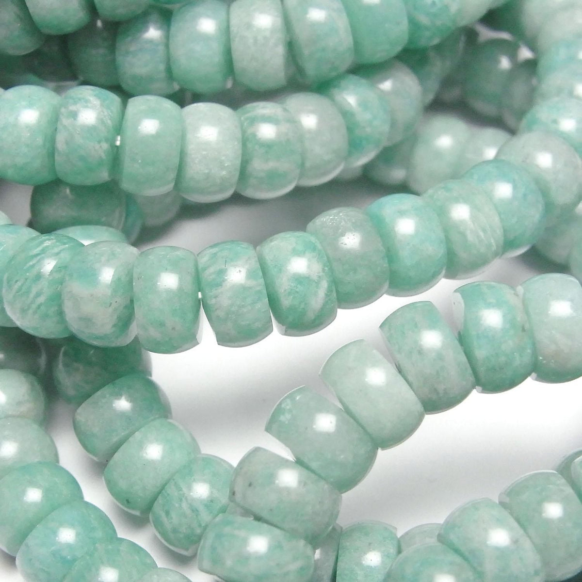 Amazonite AA++ Rondelle 8.5x8.5x4.5mm 1strand beads (Bracelet)
