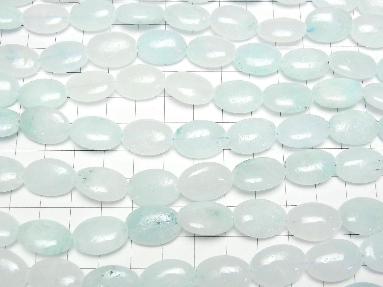 Blue Calcite Oval 18x13mm 1strand beads (approx. 14inch/35cm)