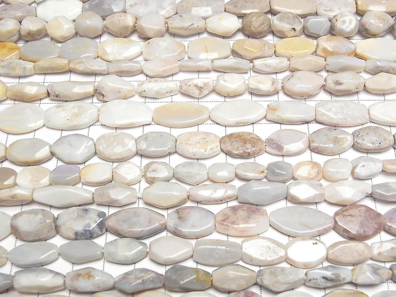 Australian Precious Opal AA Faceted Nugget 1strand beads (approx. 15 inches/37 cm)