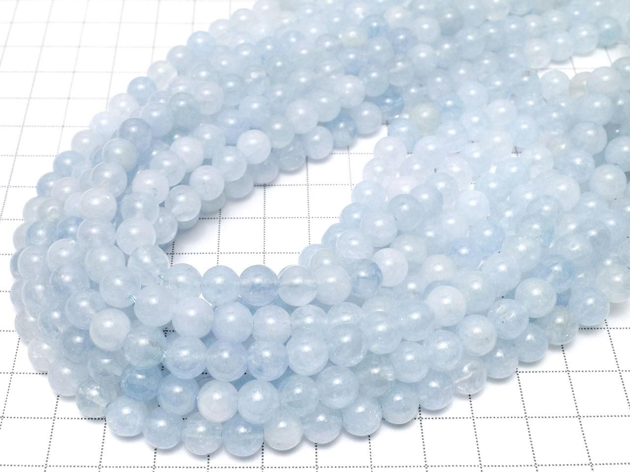 Blue Jade Round 8mm 1strand beads (approx. 15 inches/36 cm)