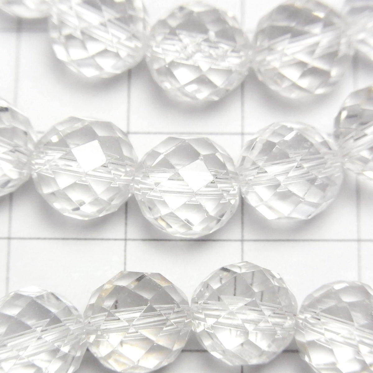 Crystal AAA- 64 Faceted Round 8mm 1strand beads (Bracelet) High Quality!