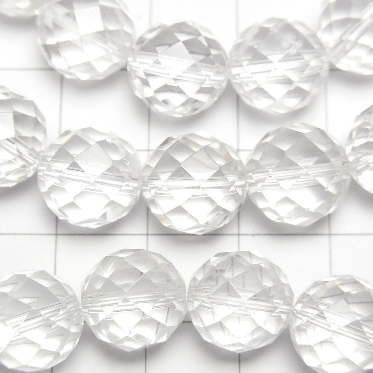 Crystal AAA- 64 Faceted Round 10mm 1strand beads (Bracelet) High Quality!