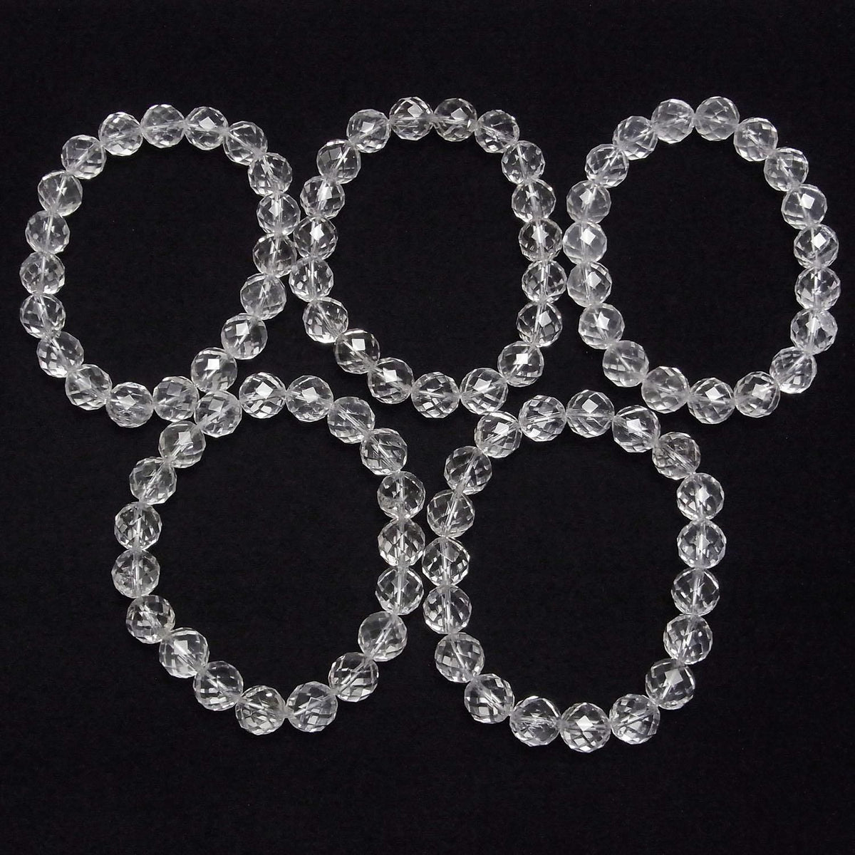Crystal AAA- 64 Faceted Round 10mm 1strand beads (Bracelet) High Quality!