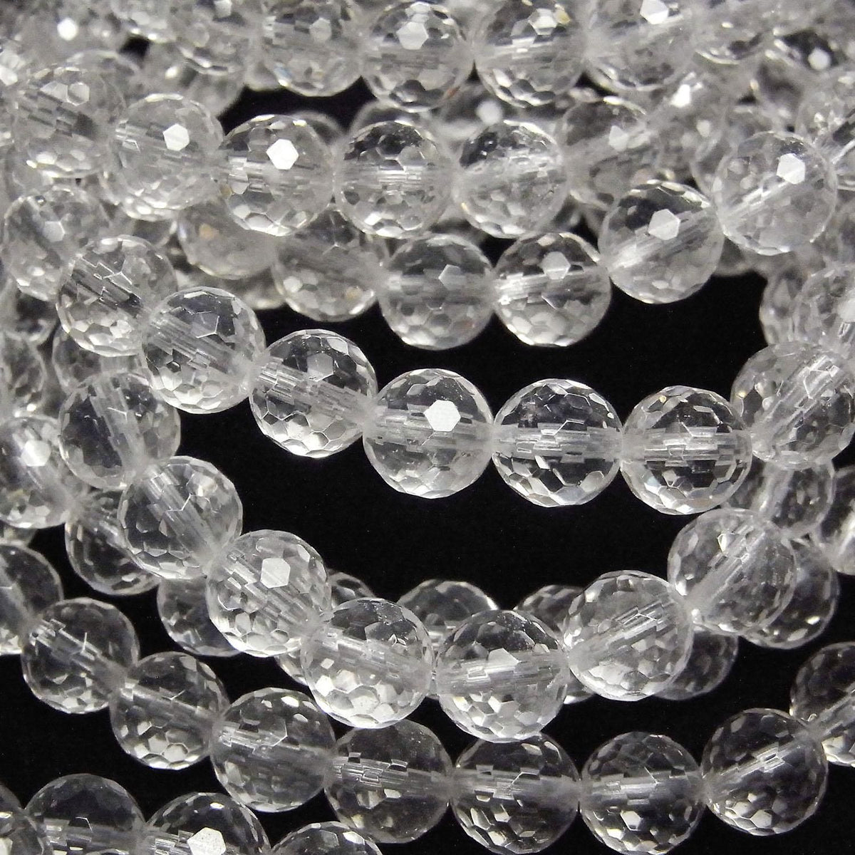 Crystal AAA- 128 Faceted Round 7mm 1strand beads (Bracelet) High Quality!