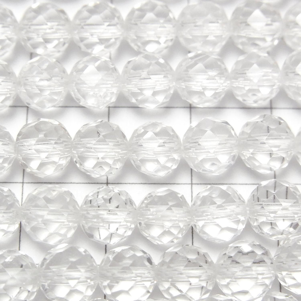 Crystal AAA- 64 Faceted Round 6mm half or 1strand beads (approx. 15 inches/36 cm) High Quality!