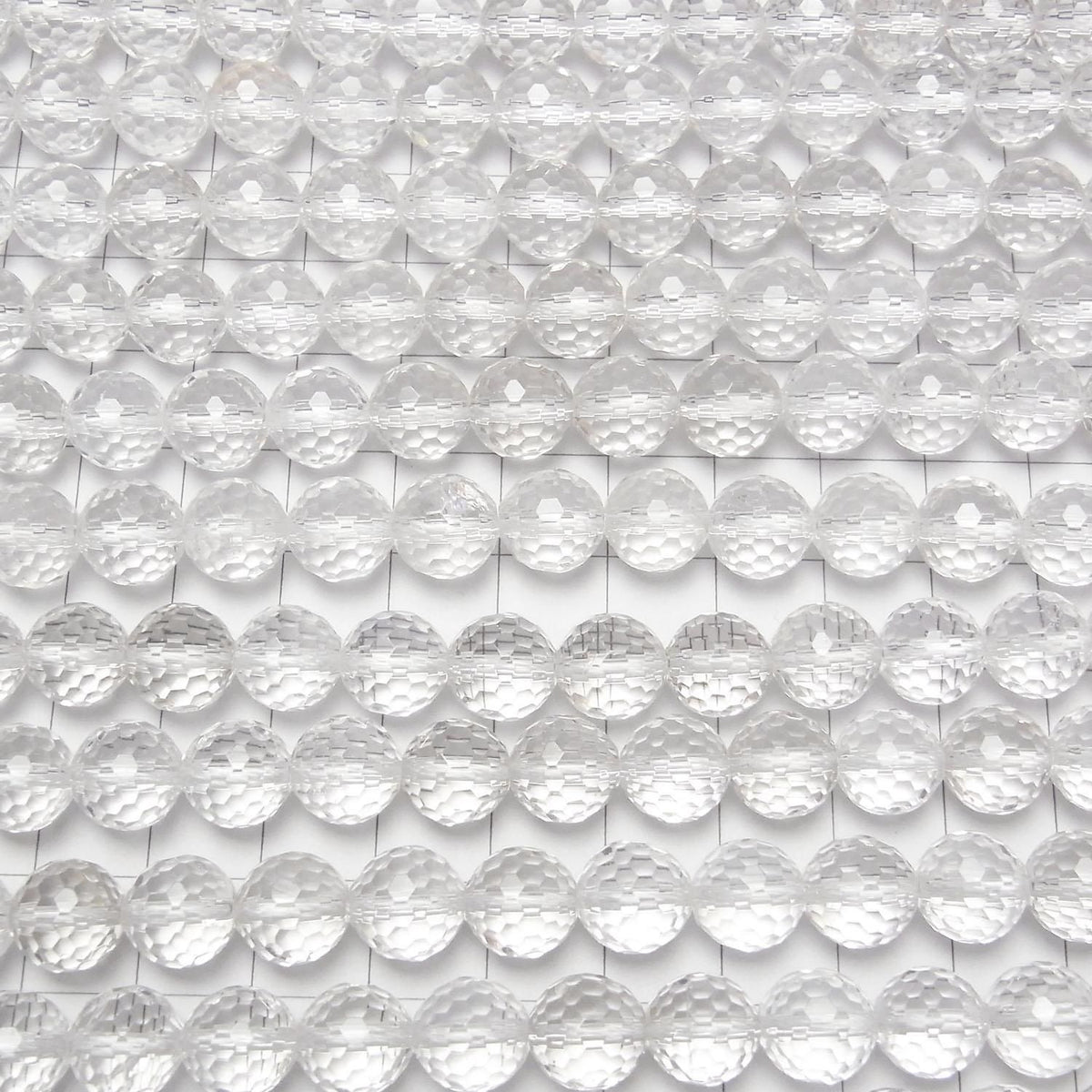Crystal AAA- 128 Faceted Round 9mm half or 1strand beads (approx. 15 inches/36 cm) High Quality!