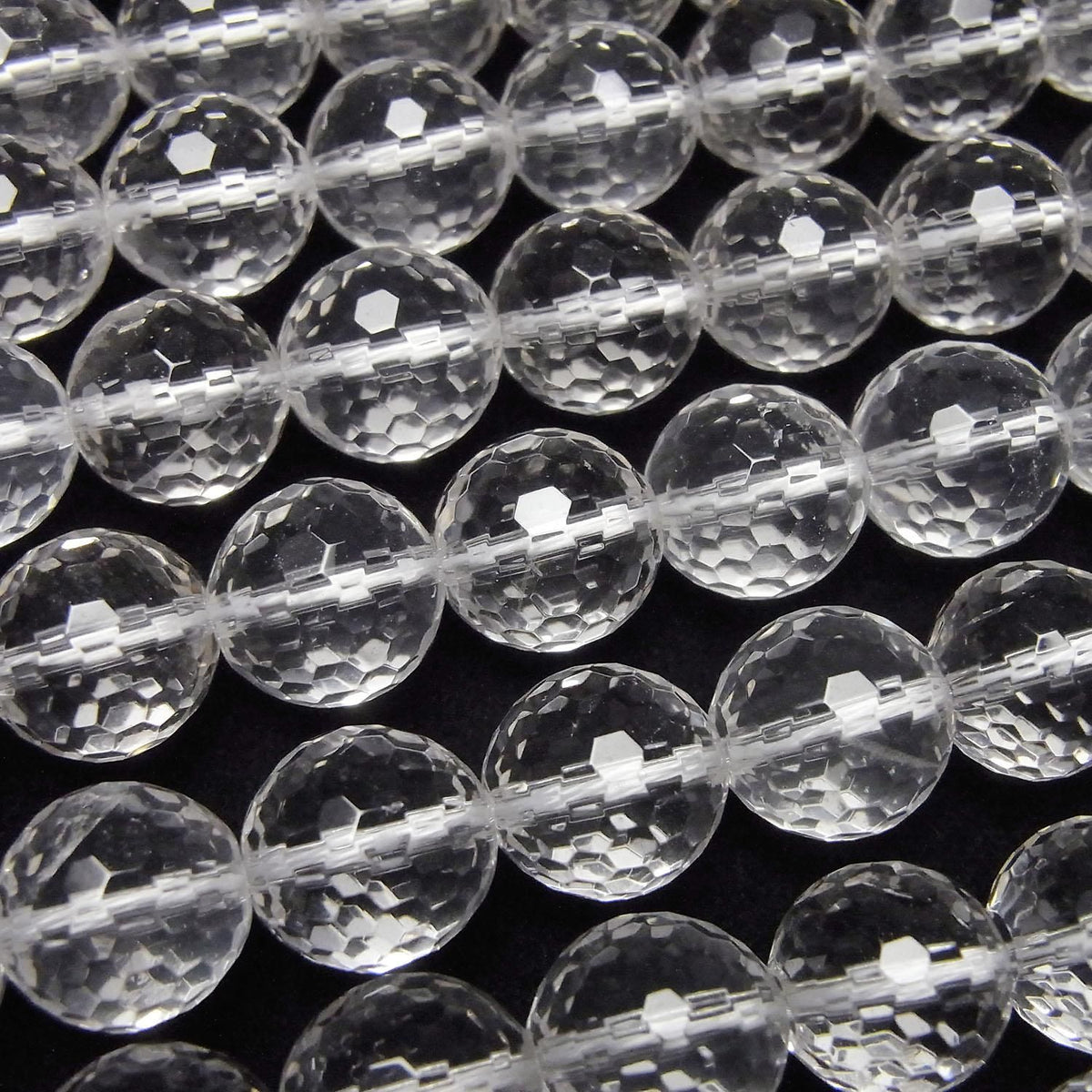 Crystal AAA- 128 Faceted Round 11mm half or 1strand beads (approx. 15 inches/36 cm) High Quality!