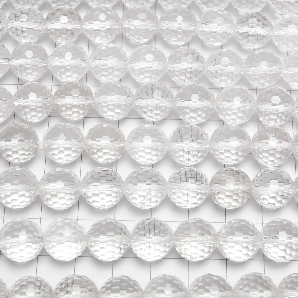 Crystal AAA- 128 Faceted Round 11mm half or 1strand beads (approx. 15 inches/36 cm) High Quality!