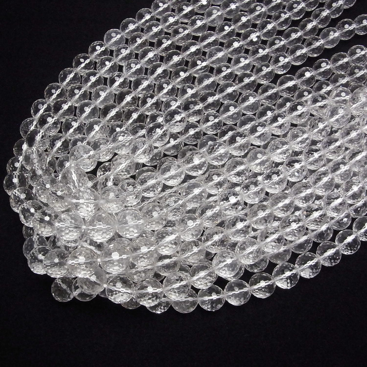 Crystal AAA- 128 Faceted Round 11mm half or 1strand beads (approx. 15 inches/36 cm) High Quality!
