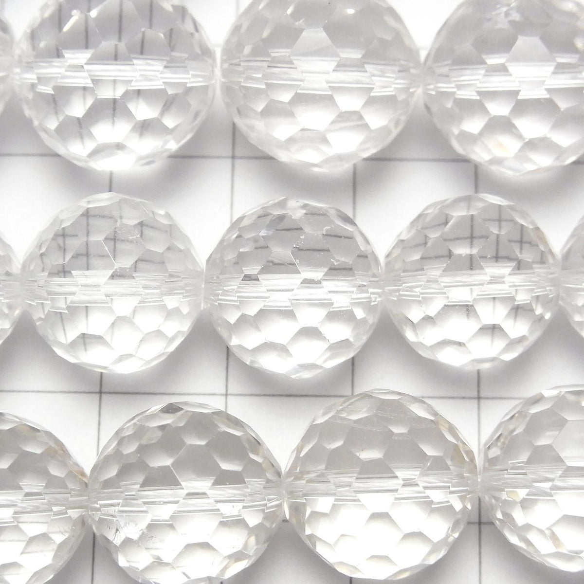 Crystal AAA- 128 Faceted Round 14mm 1/4 or 1strand beads (approx. 15 inch/36 cm) High Quality!