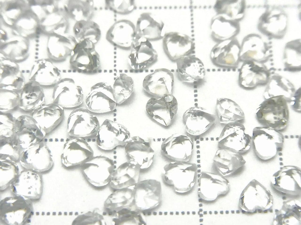 High Quality Green Amethyst AAA Loose Stone Heart Shape Faceted 4x4mm 10pcs