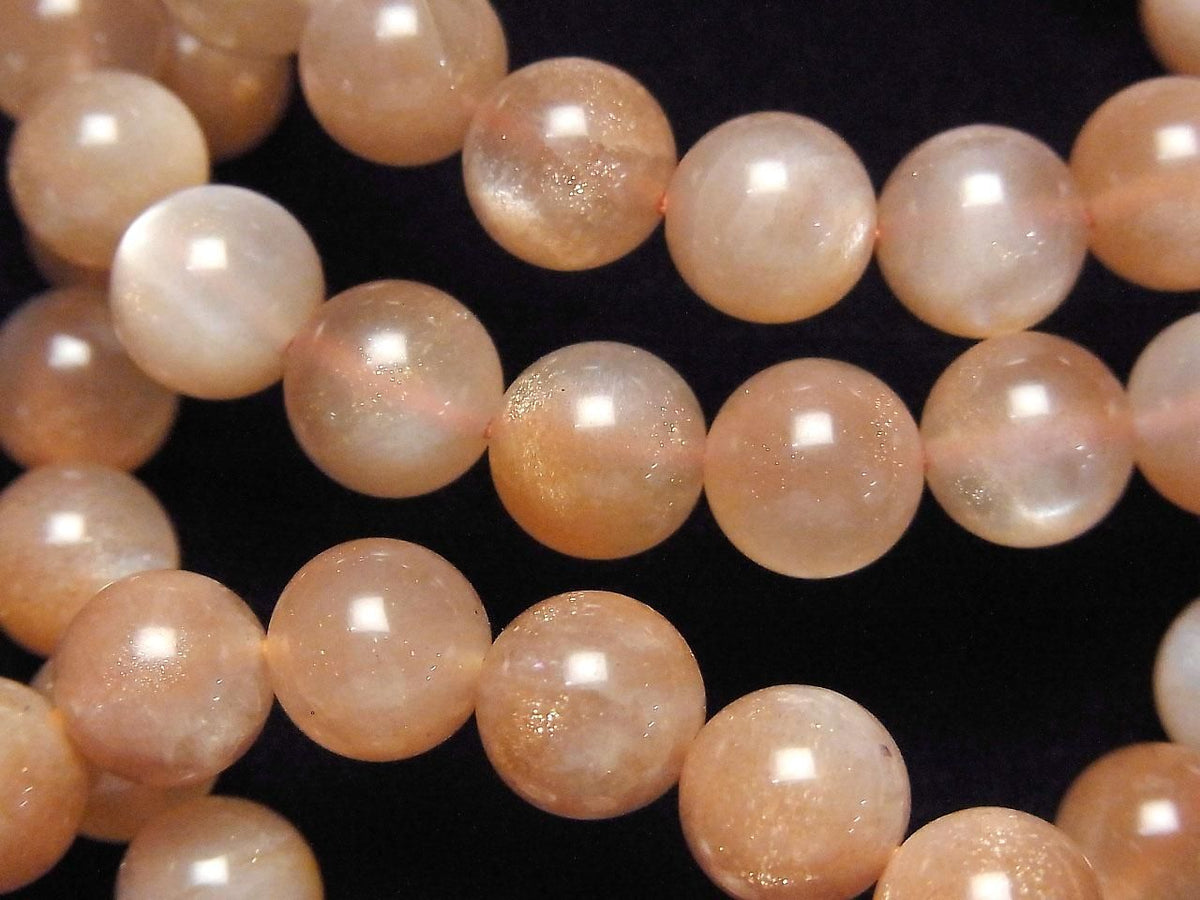 Bi-color Moonstone AAA- Round 8mm 1strand beads (Bracelet)