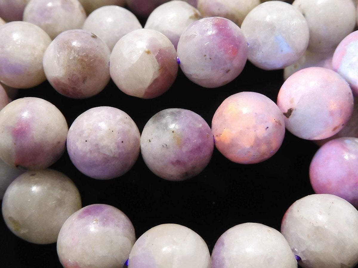 Hackmanite Round 10mm 1strand beads (Bracelet)