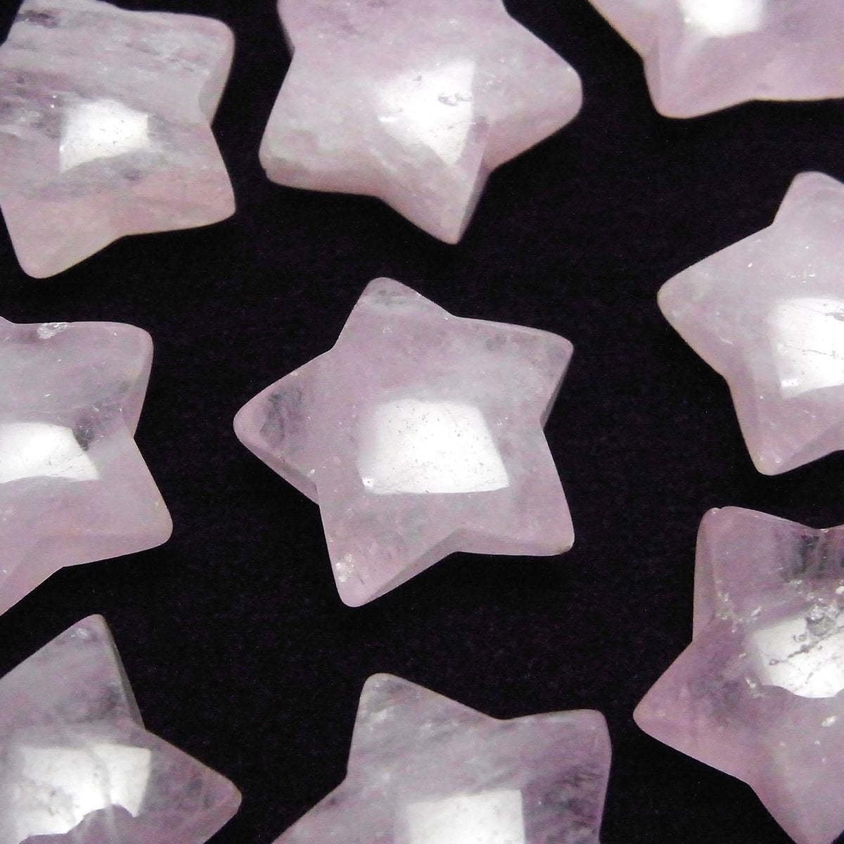 Morganite AA++ Undrilled Star Motif 18x19mm 1pc
