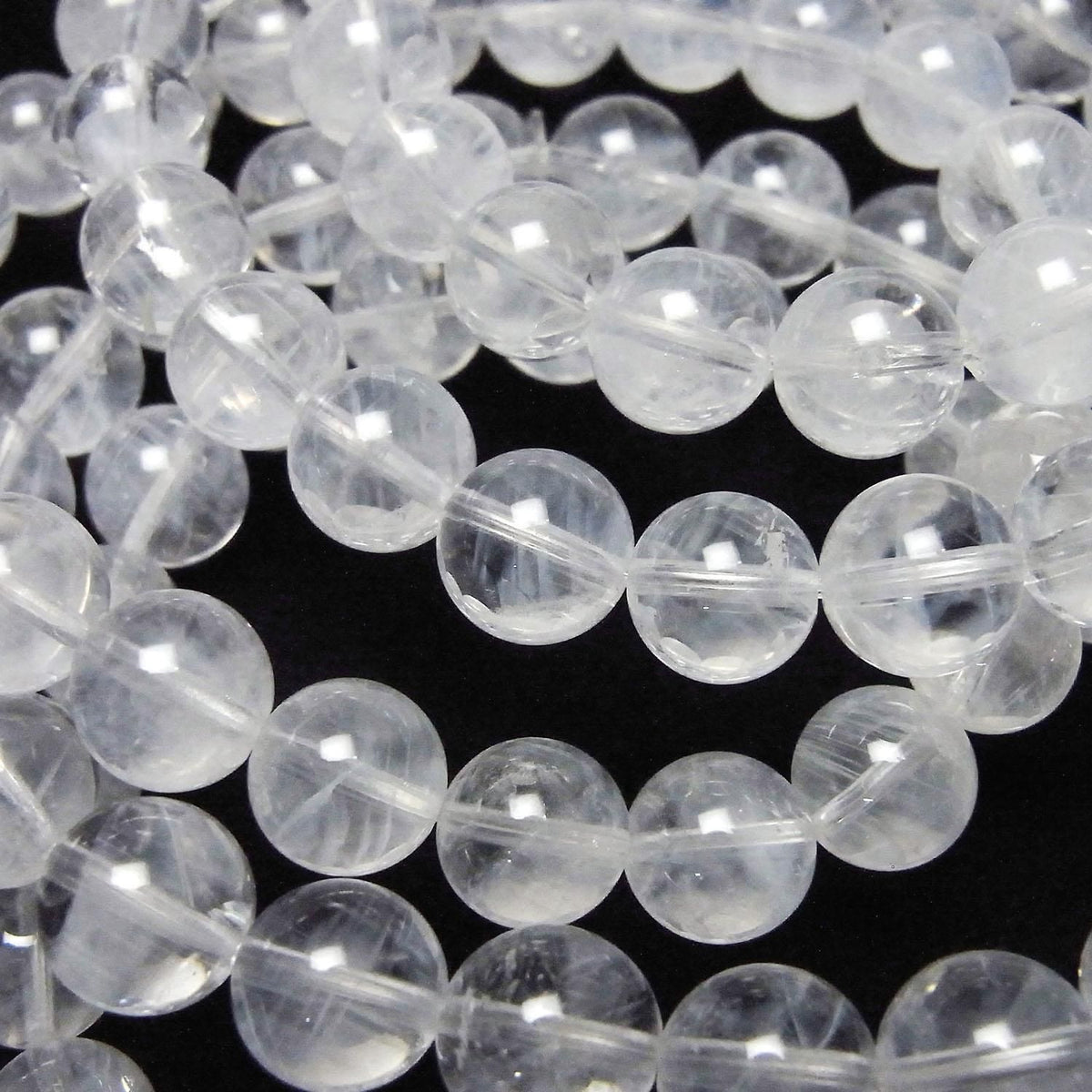 Angel Ladder Quartz Round 8mm 1strand beads (Bracelet)