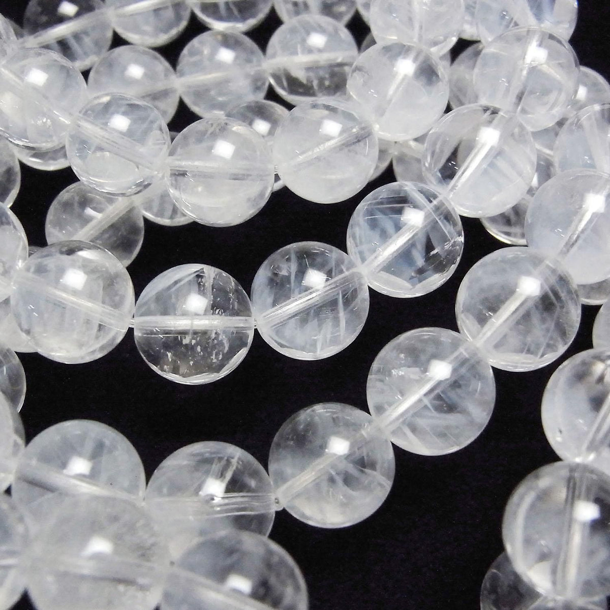 Angel Ladder Quartz Round 10mm 1strand beads (Bracelet)