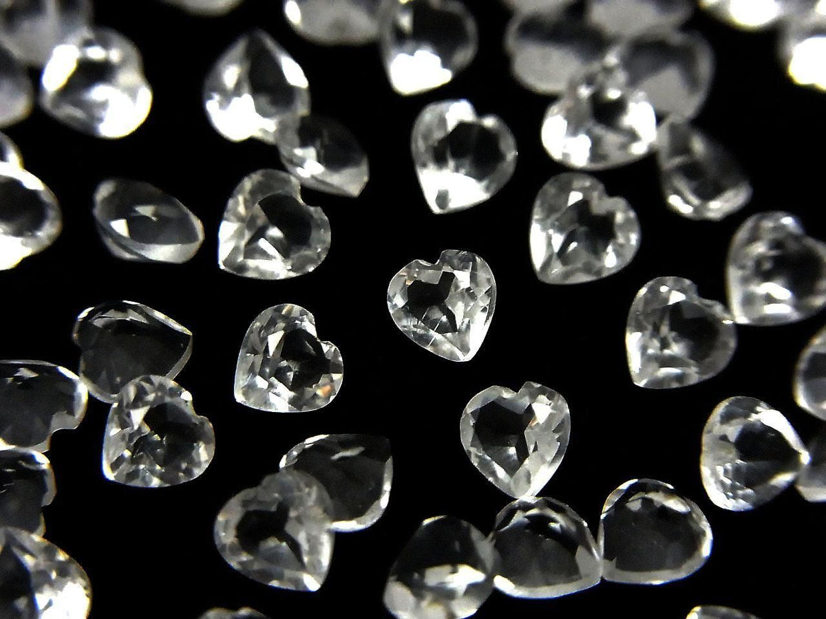 High Quality AAA Crystal Loose Stone Heart Shape Faceted 4x4mm 10pcs