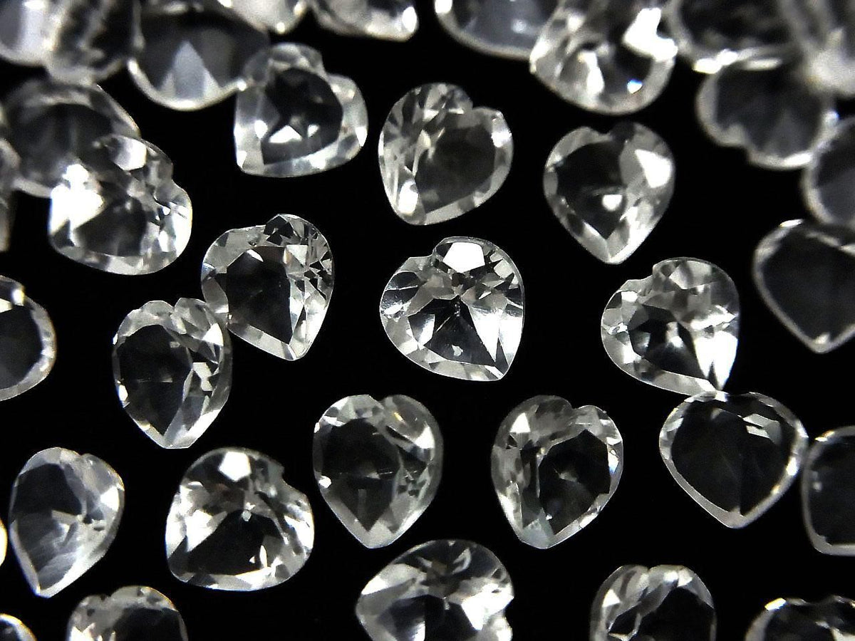 High Quality AAA Crystal Loose Stone Heart Shape Faceted 6x6mm 5pcs