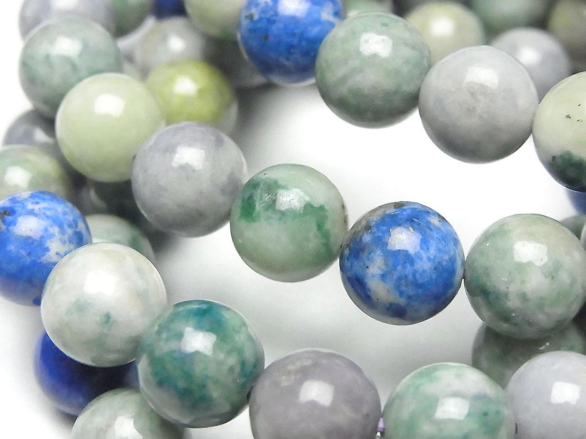 Hackmanite Round 10mm 1strand beads (Bracelet)