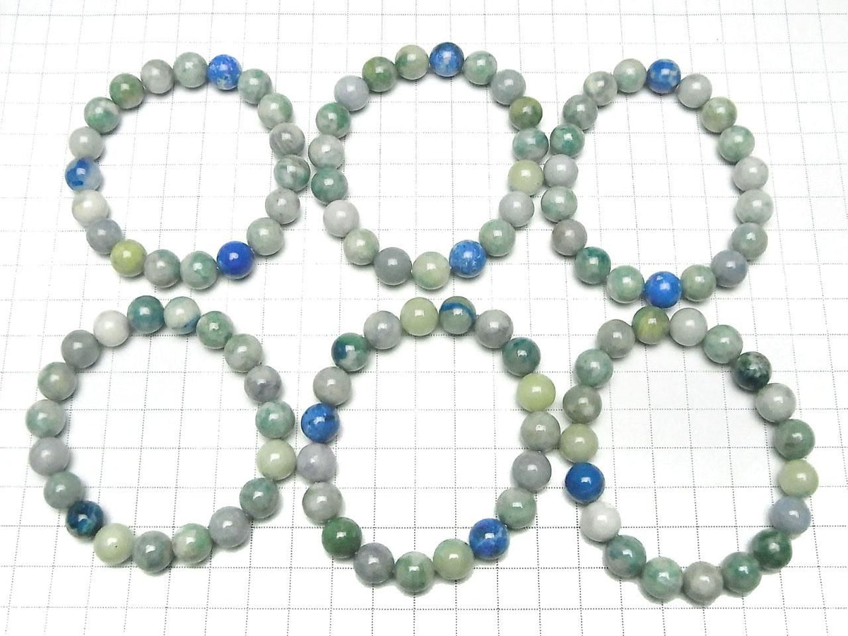 Hackmanite Round 10mm 1strand beads (Bracelet)