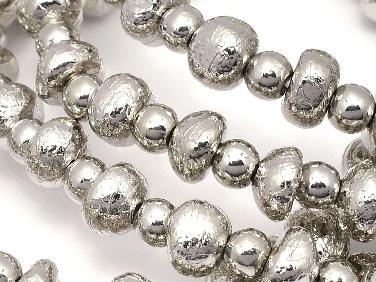 Meteorite (Altai meteorite) Nugget 1strand beads (Bracelet)
