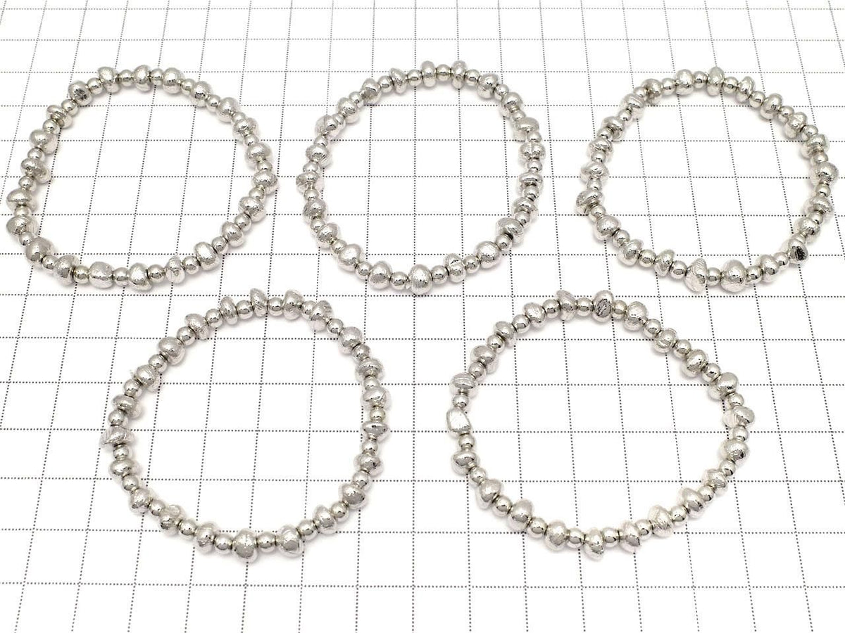 Meteorite (Altai meteorite) Nugget 1strand beads (Bracelet)
