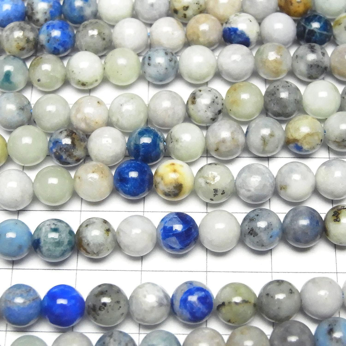 Hackmanite Round 6mm 1strand beads (aprx.15inch/37cm)