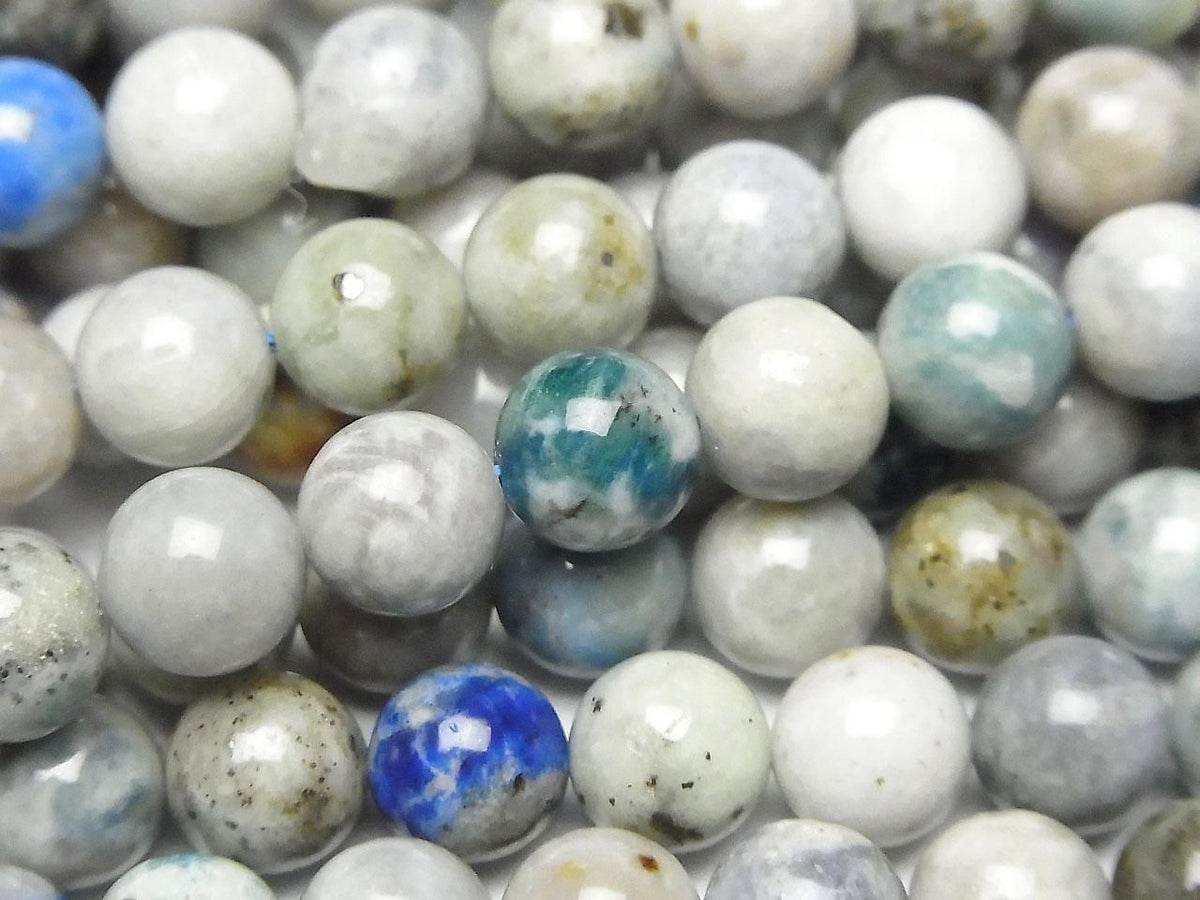 Hackmanite Round 8mm 1strand beads (aprx.15inch/37cm)