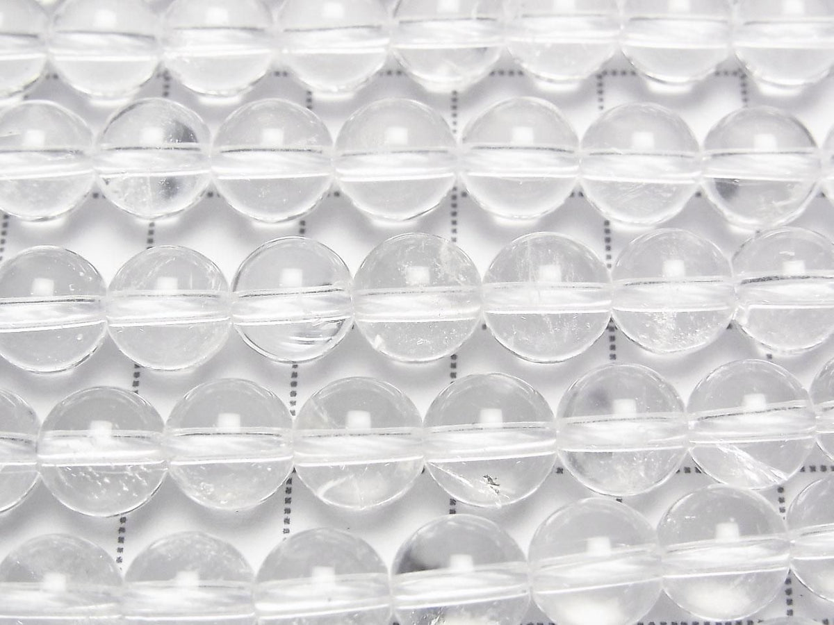 Crystal Quartz AAA- Round 8mm half or 1strand beads (aprx.15inch/37cm)
