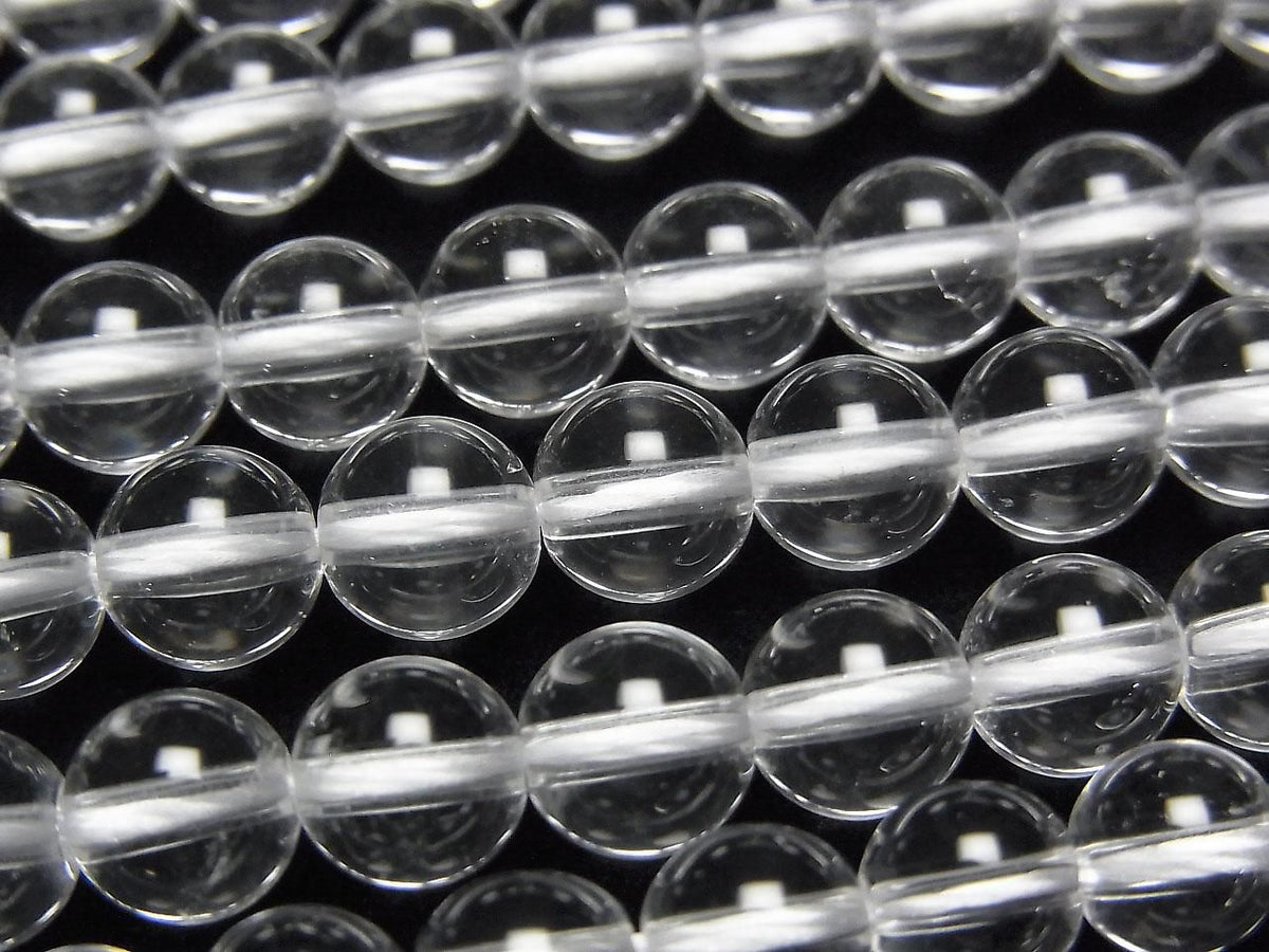 Crystal Quartz AAA- Round 6-6.5mm half or 1strand beads (aprx.15inch/37cm)
