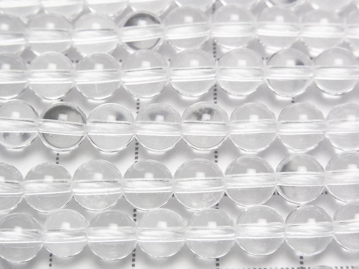 Crystal Quartz AAA- Round 6-6.5mm half or 1strand beads (aprx.15inch/37cm)