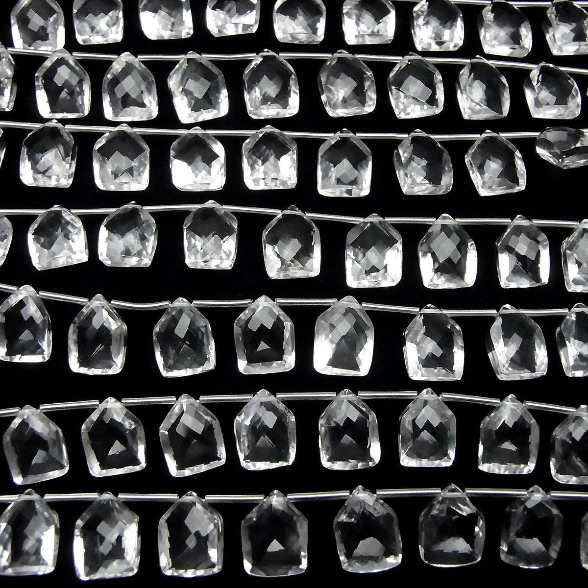 High Quality AAA Crystal Irregular Pentagon Cut Half or 1strand beads (8pcs)