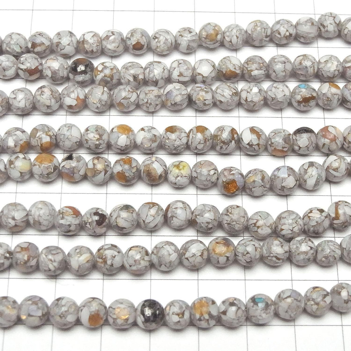 Copper Opal AA++ Round 6mm half or 1strand beads (aprx.7inch/18cm)