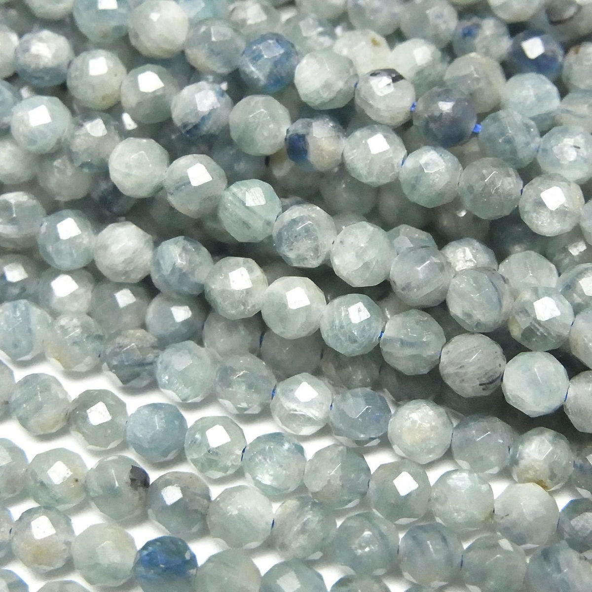Multicolor Kyanite AA++ Faceted Round 3mm 1strand beads (aprx.15inch/36cm)High Quality!