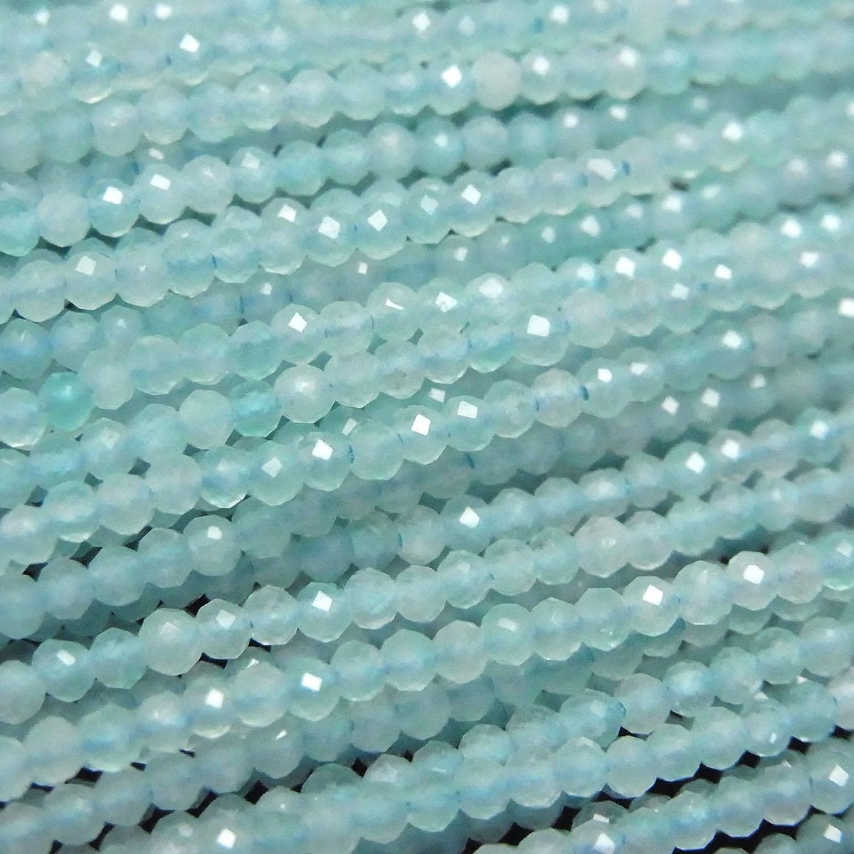 Amazonite Silica AA++ Semi-Faceted Round 2mm 1strand beads (approx. 15 inch/36 cm) High Quality!