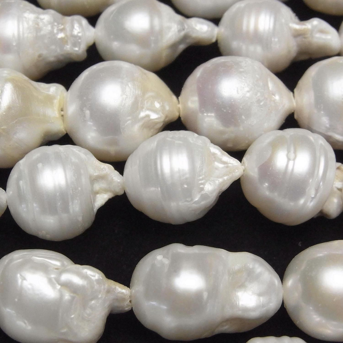 Fresh Water Pearl AA Natural Drop 14-20mm White 1strand beads (approx. 15 inches/36 cm)