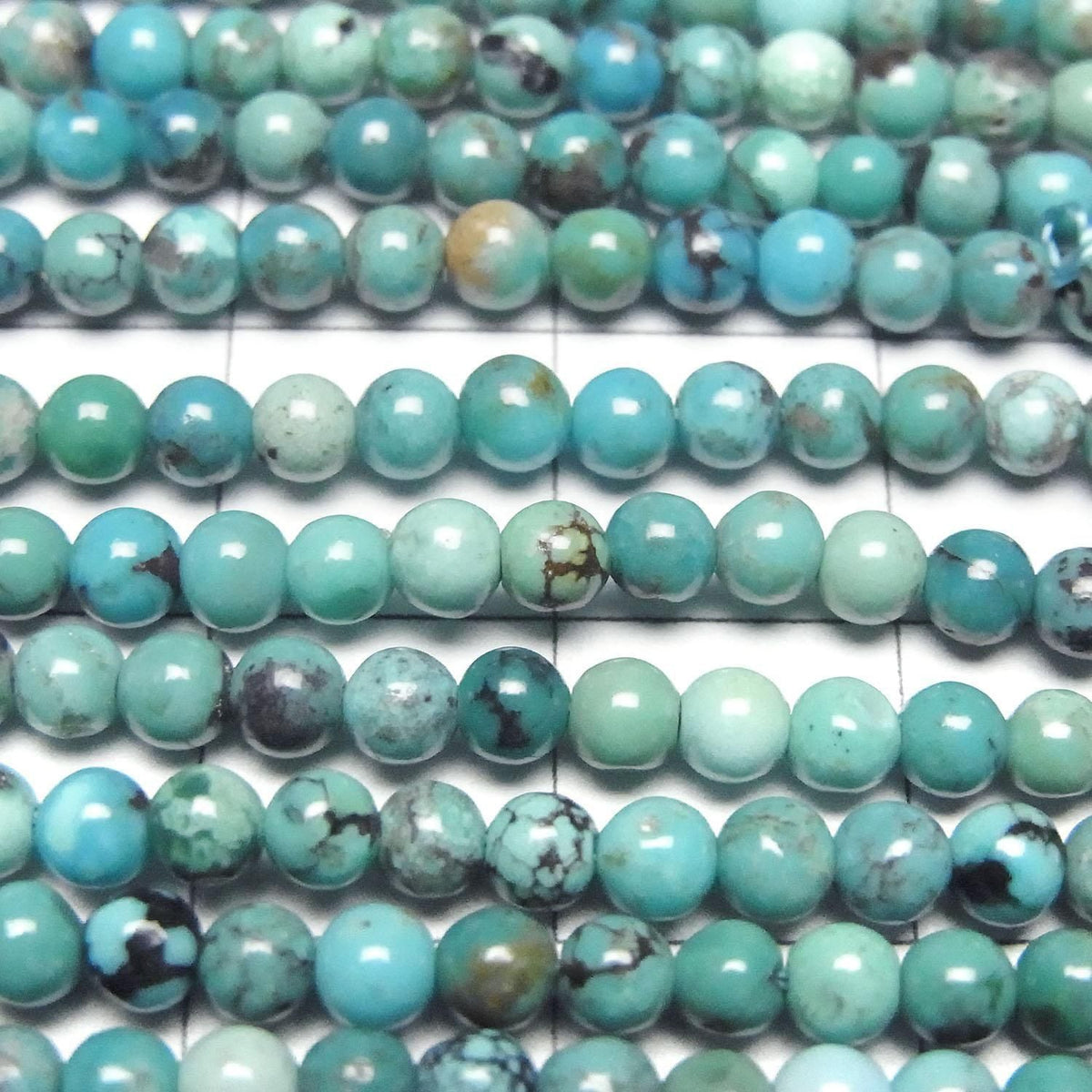 Turquoise AA++ Round 3mm 1strand beads (aprx.15inch/36cm)